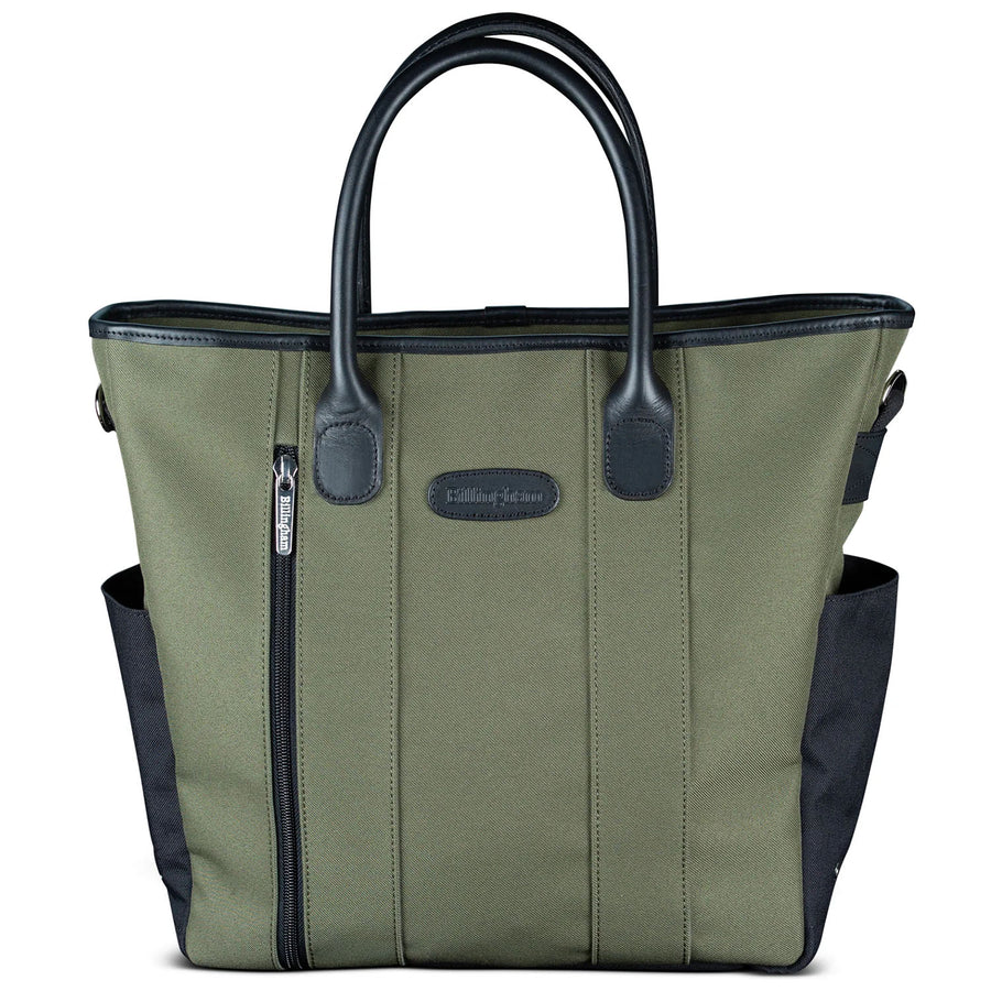 Billingham Best Boy Tote Sage Fibrenyte / Black Leather