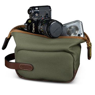 Billingham Capsule 1 Bag - Sage FibreNyte / Chocolate Leather
