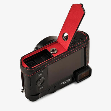 Oberwerth Leica D-Lux 8 Half Case Black/Red