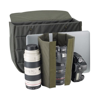 Billingham Hadley Large Pro - Sage Fibrenyte / Chocolate Leather