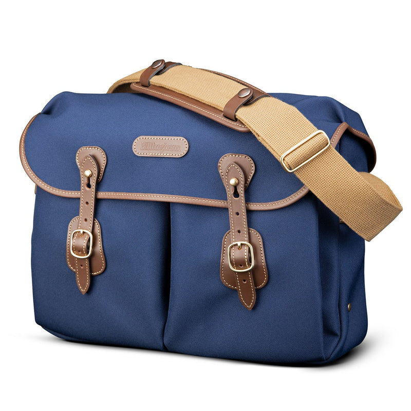 Billingham Icon Navy Fibrenyte / Chocolate Leather