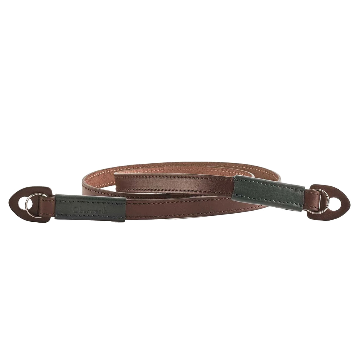 Oberwerth Colorado Camera Shoulder Strap Dark Brown/Green Small