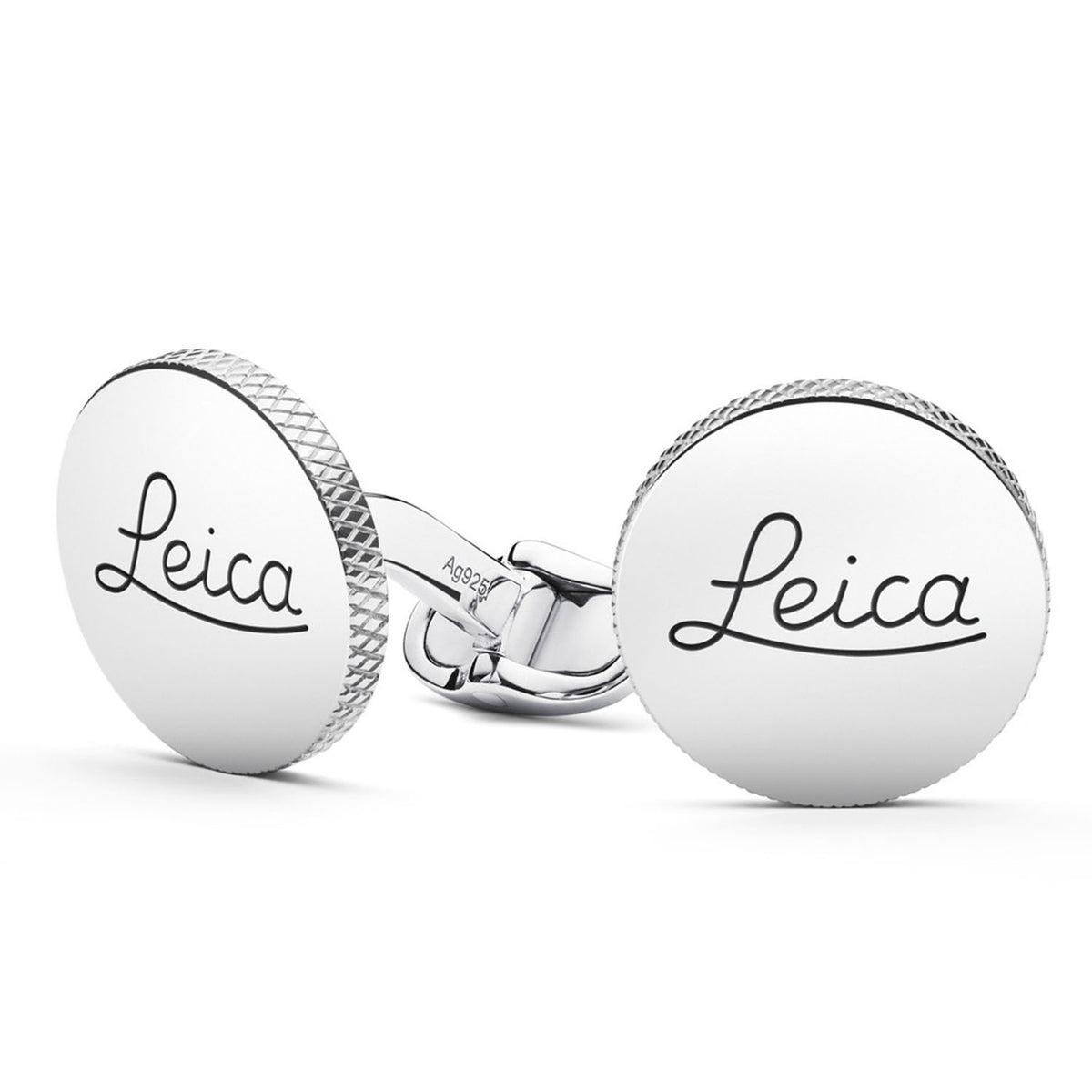 Leica Cufflinks, Logo, 925 Sterling Silver