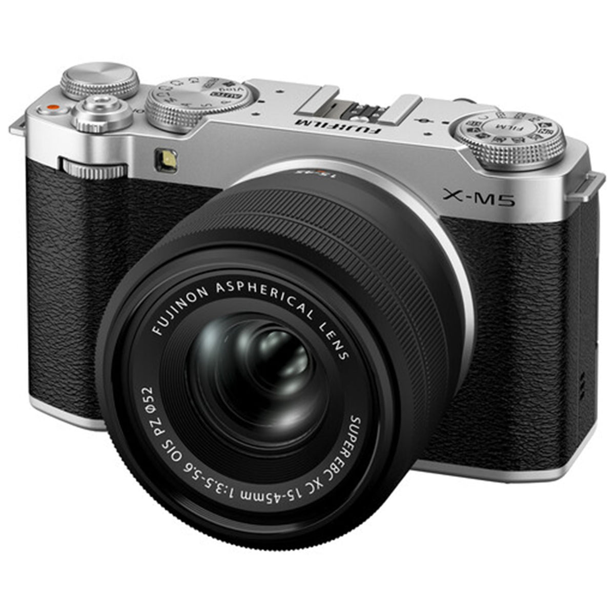 Fujifilm X-M5 Silver Camera Body w/ 15-45mm