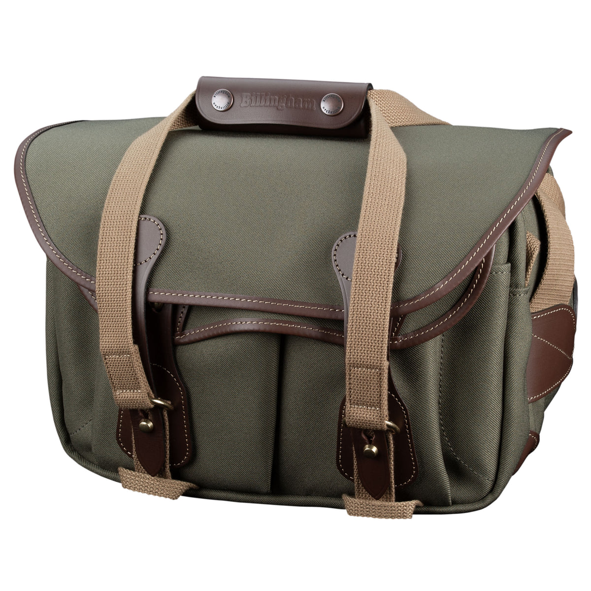 Billingham 225 Mark II Sage Fibernyte / Chocolate Leather