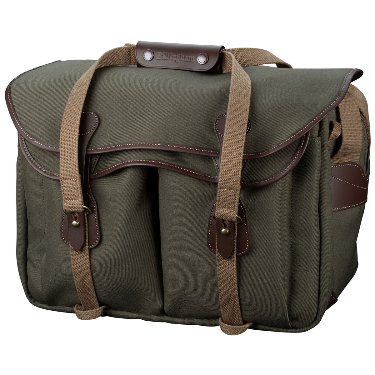 Billingham 445 Mark II Sage Fibernyte / Chocolate Leather