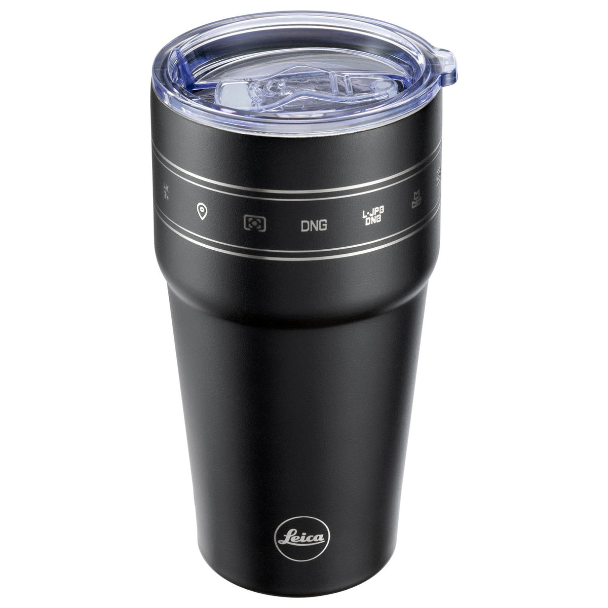 Leica Insulated Tumbler, Stainless Steel, Black