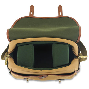 Billingham S3 Burgundy Canvas / Chocolate Leather