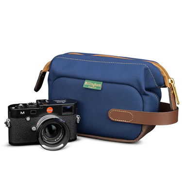 Billingham Capsule 1 Navy Fibrenyte / Chocolate Leather