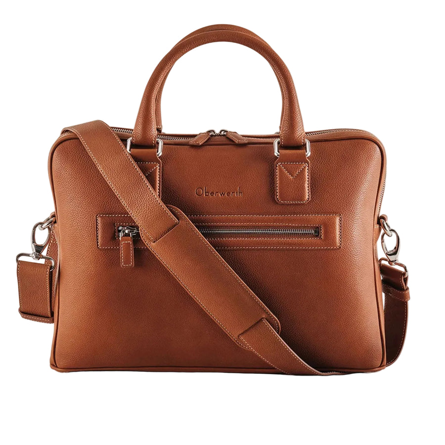 Oberwerth  Warren 1Z Luxury Laptop Bag - Muscat Gold