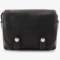 Black with Red Stitching