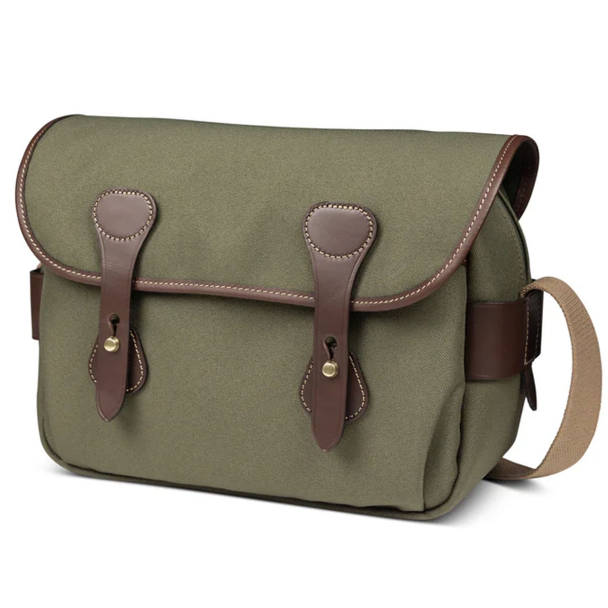 Billingham SL2 Camera Bag - Sage Fibrenyte / Chocolate Leather