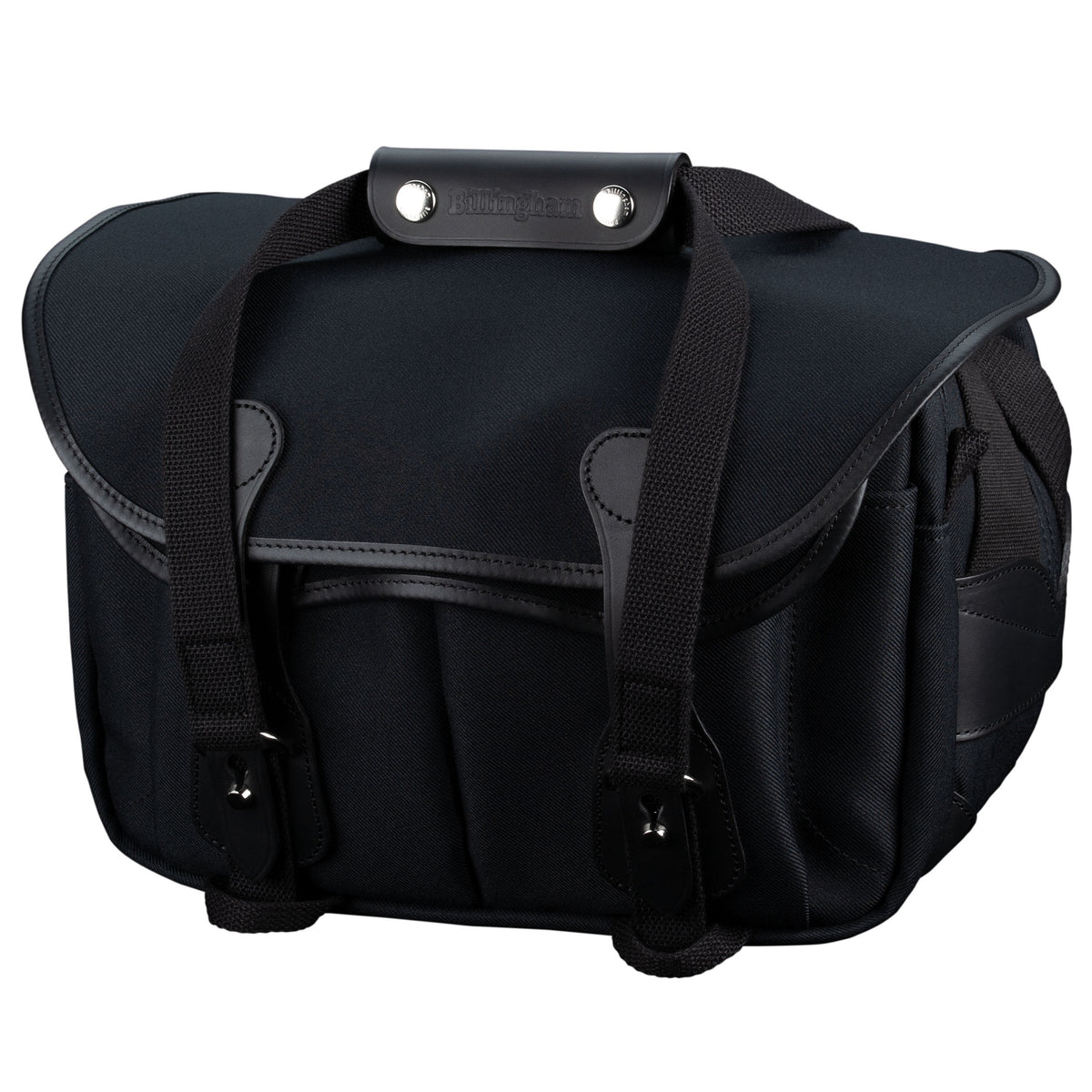 Billingham 225 Mark II Black Fibernyte / Black Leather