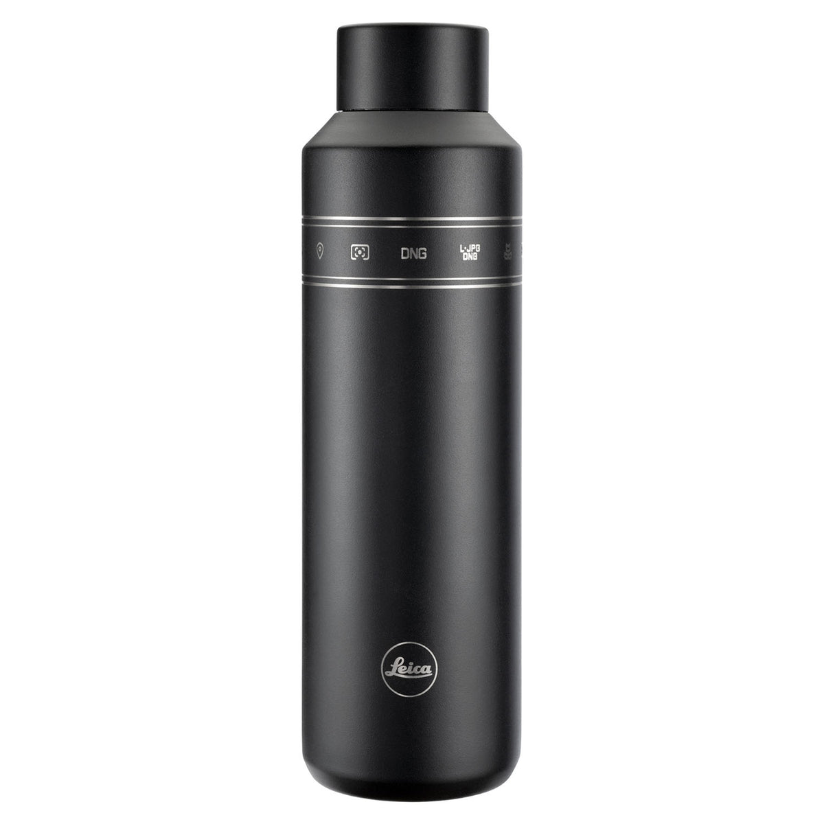Leica Insulated Bottle, Stainless Steel, Black