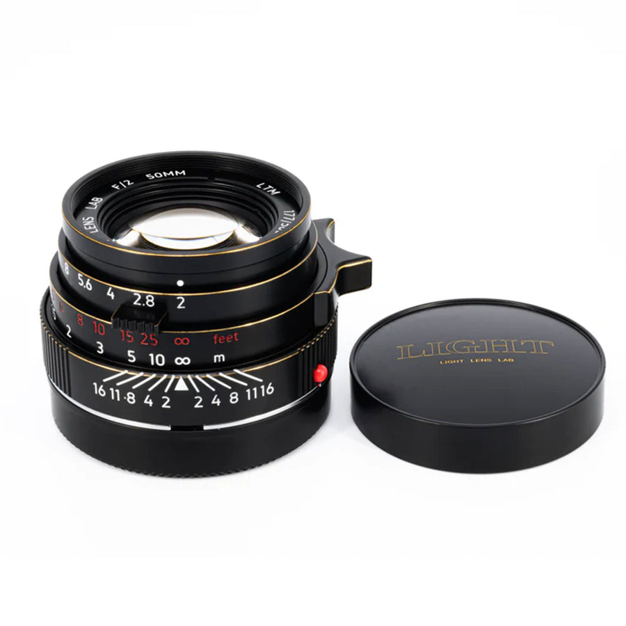 Light Lens Lab 50mm f2 Elcan - Black Paint with Brassing