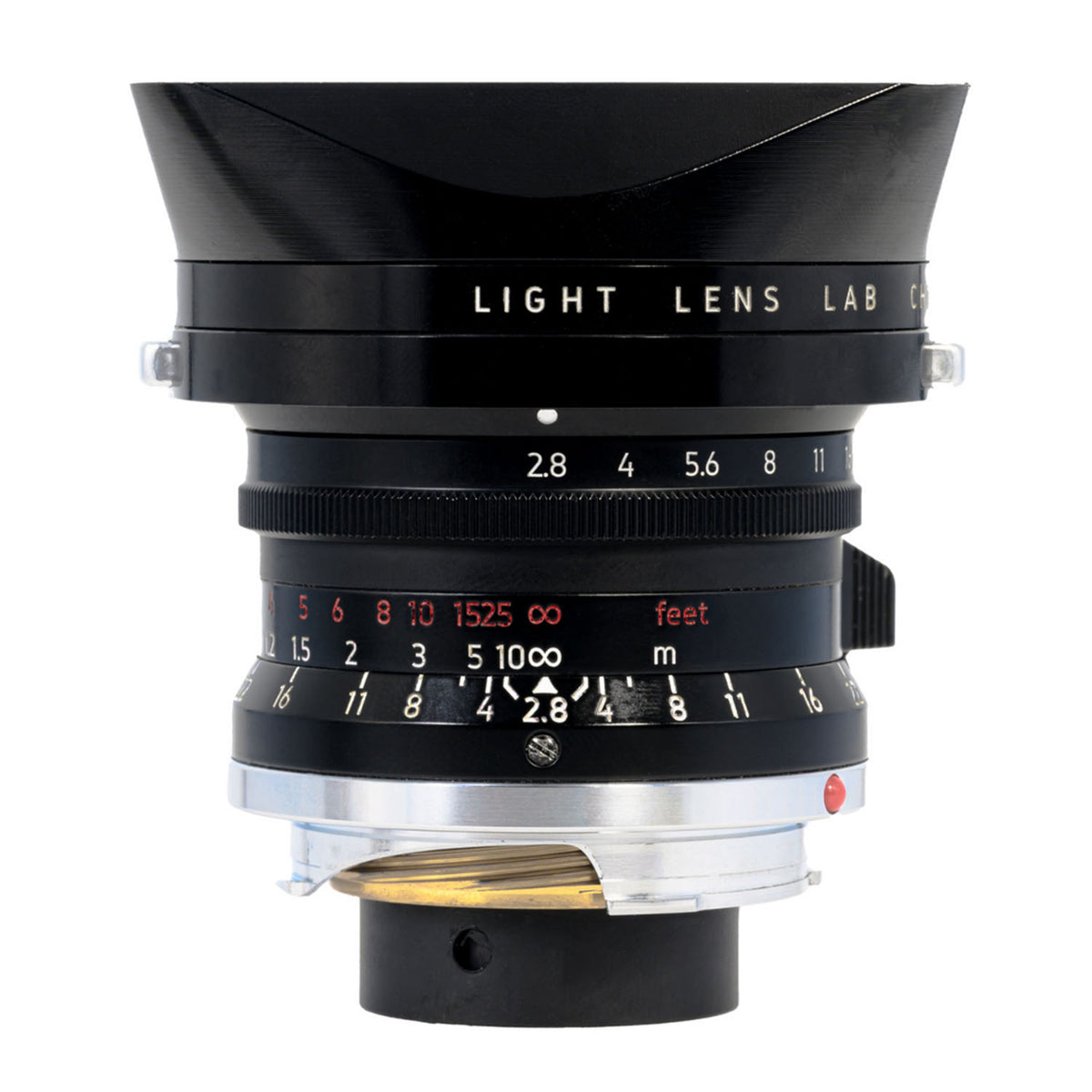 Light Lens Lab 28mm f2.8 "Nine Element" - Black Paint