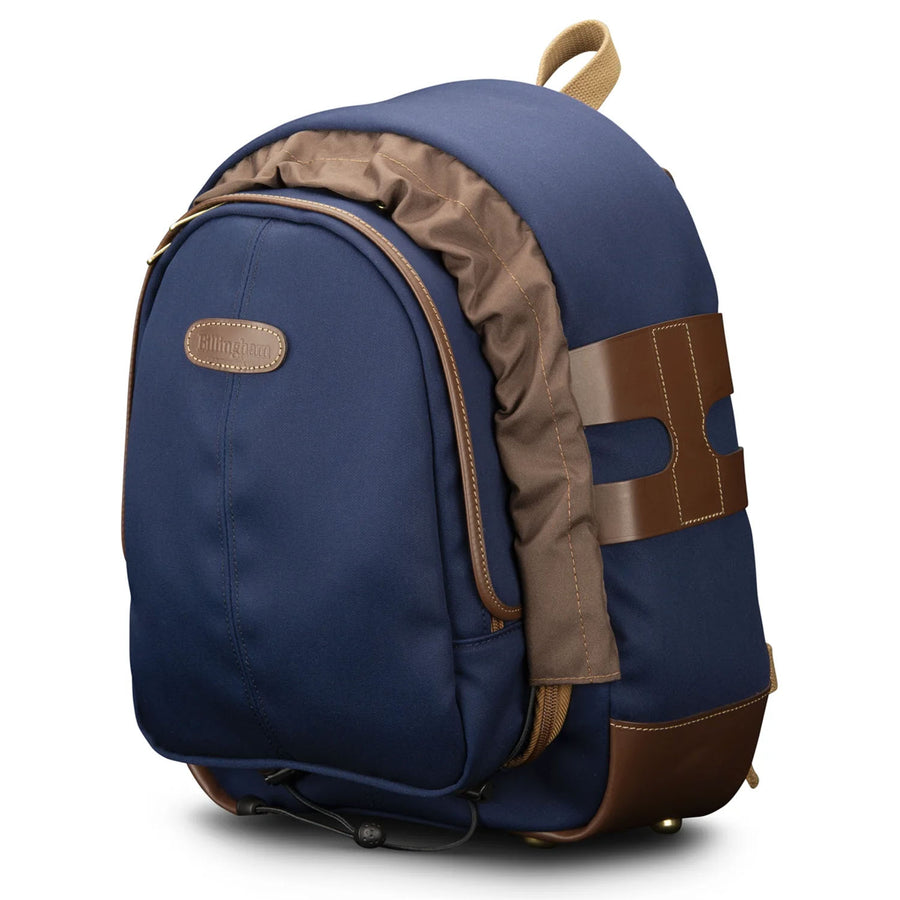 Billingham Rucksack 25 Navy Canvas / Chocolate Leather