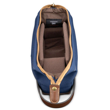 Billingham Capsule 1 Navy Fibrenyte / Chocolate Leather