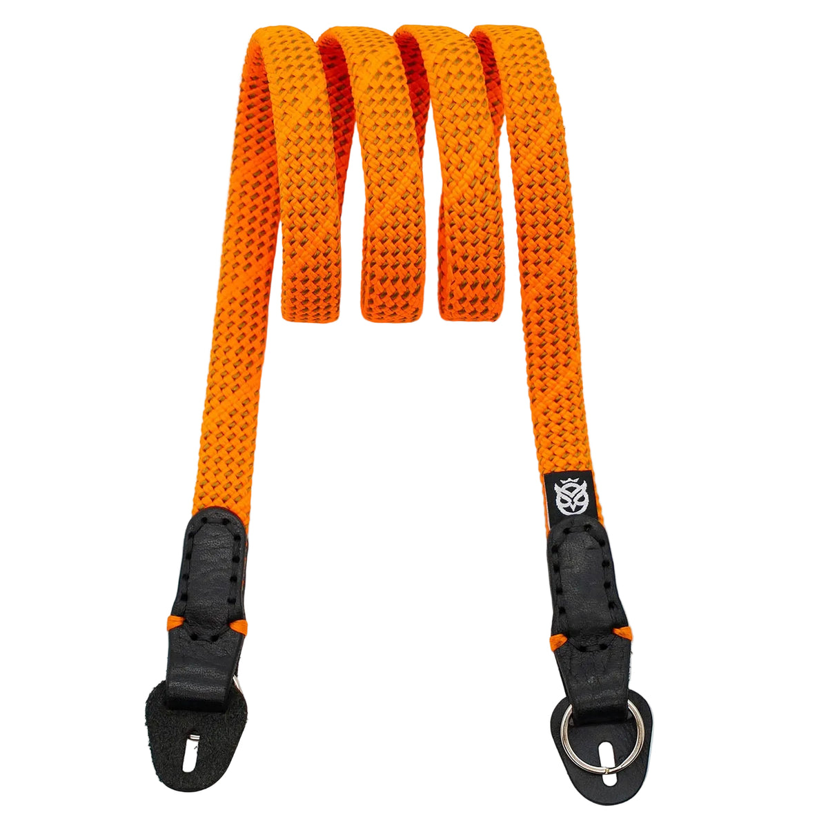 Owlkrown Flat Classic Rope Strap - Pixel Orange 45"