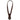 Oberwerth Lahn Hand Strap - Dark Brown w/ Beige