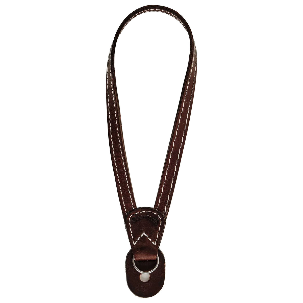 Oberwerth Lahn Hand Strap - Dark Brown w/ Beige