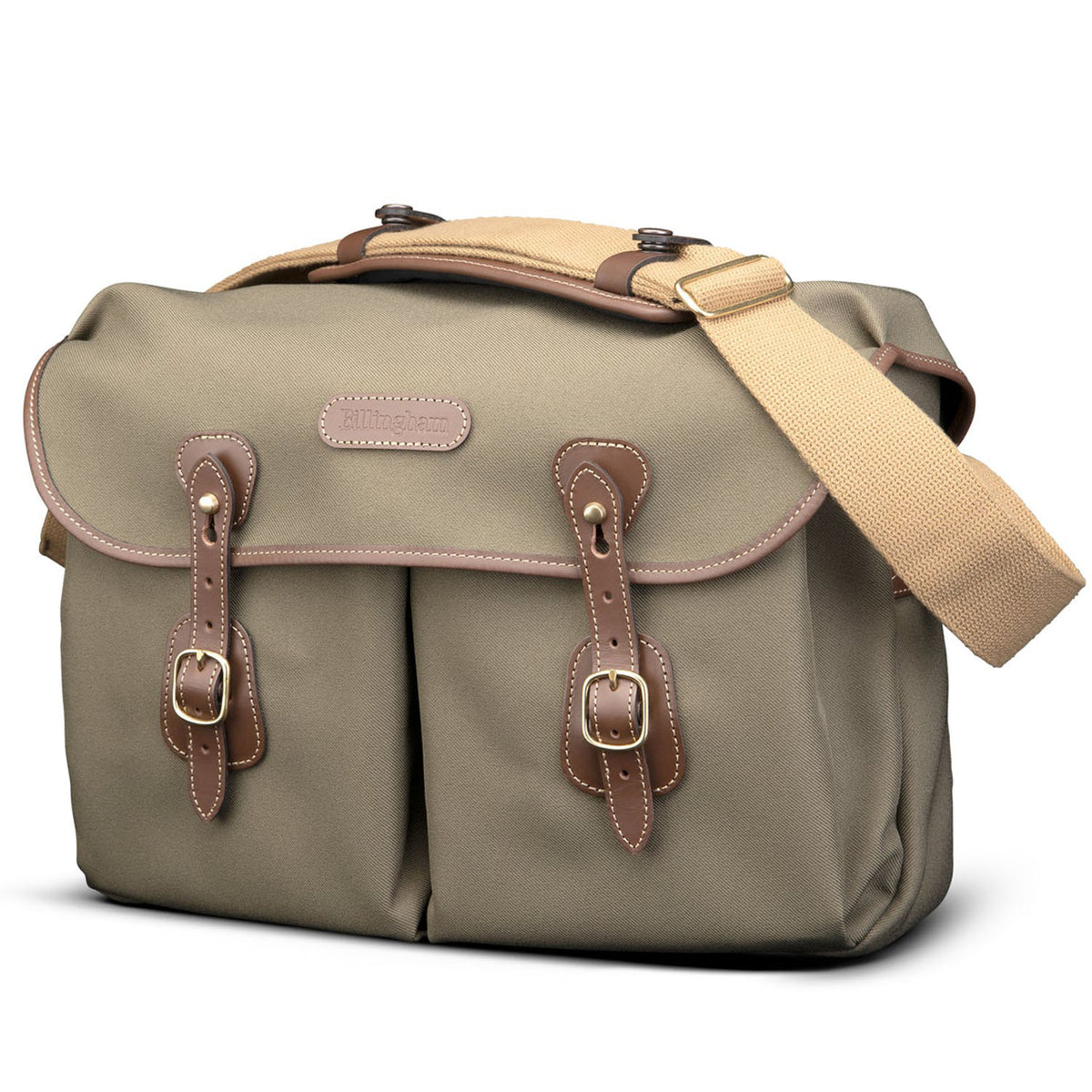 Billingham Icon Sage Fibrenyte / Chocolate Leather