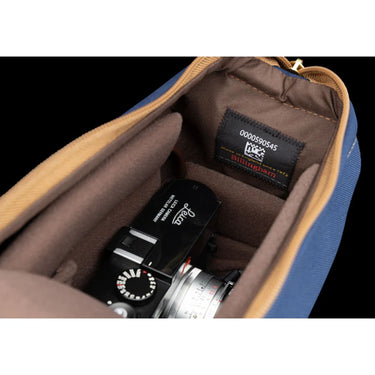 Billingham Capsule 1 Navy Fibrenyte / Chocolate Leather