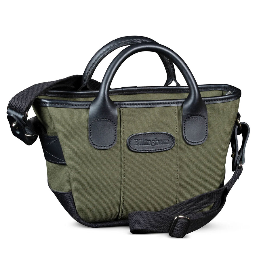 Billingham Dolly Grip Sage Fibrenyte / Black Leather