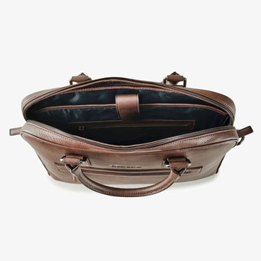 Oberwerth  Warren 1Z Soft Laptop Bag - Dark Brown