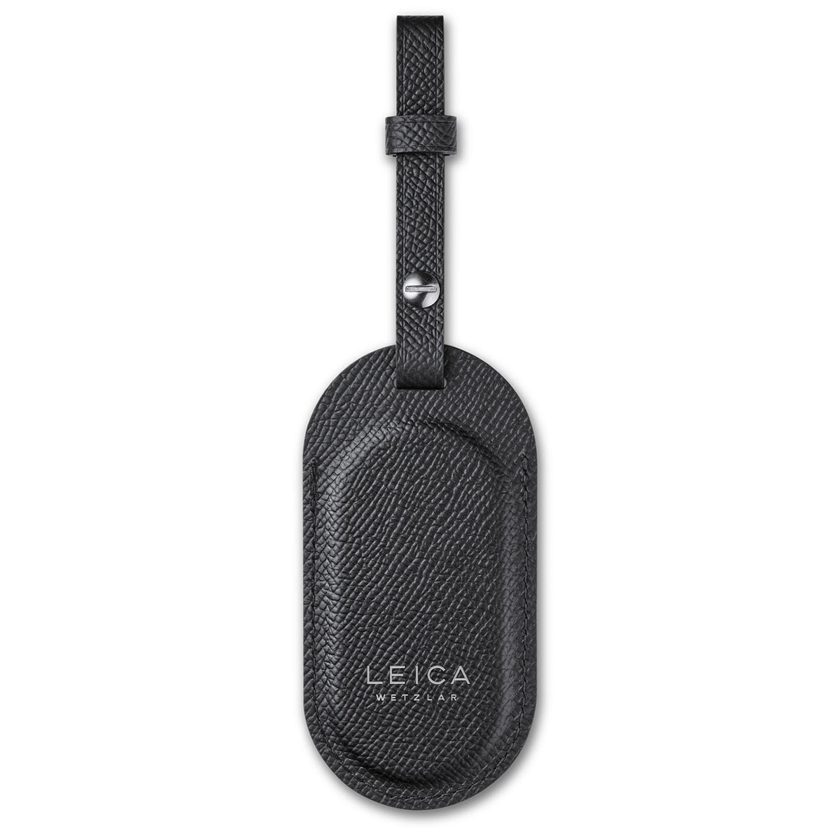 Leica Luggage Tag, leather, black