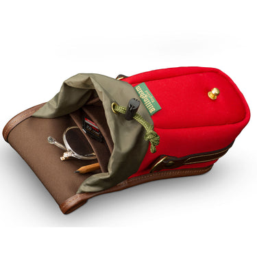 Billingham  TEN-16  Burgundy Canvas/Chocolate