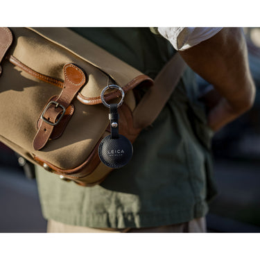 Leica Case for AirTag, leather, black
