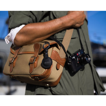 Leica Case for AirTag, leather, black