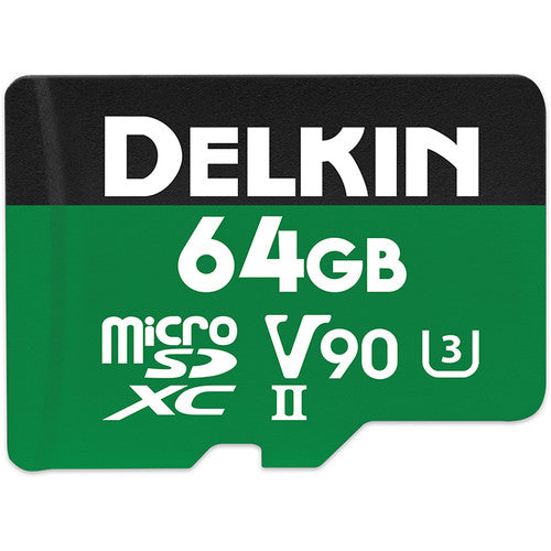 Delkin 64GB Micro SD UHS-II