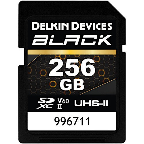 Delkin 256GB SD UHS-II Black V60