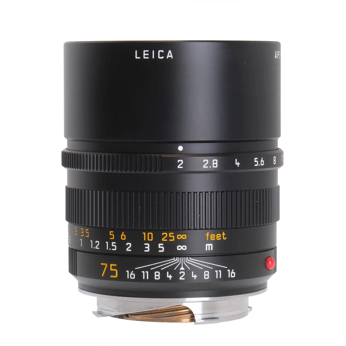 Leica 75mm 2 Summicron-M Asph - Open Box 4919524