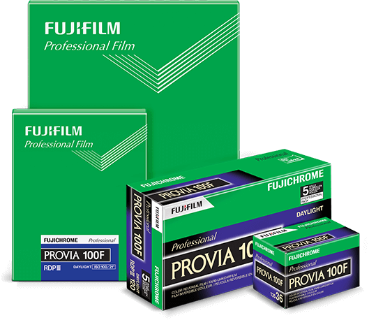 Fujifilm Provia 100F - 4x5 20 Pack