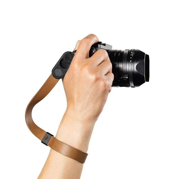 Peak Design Leather Wrist Strap - Brown