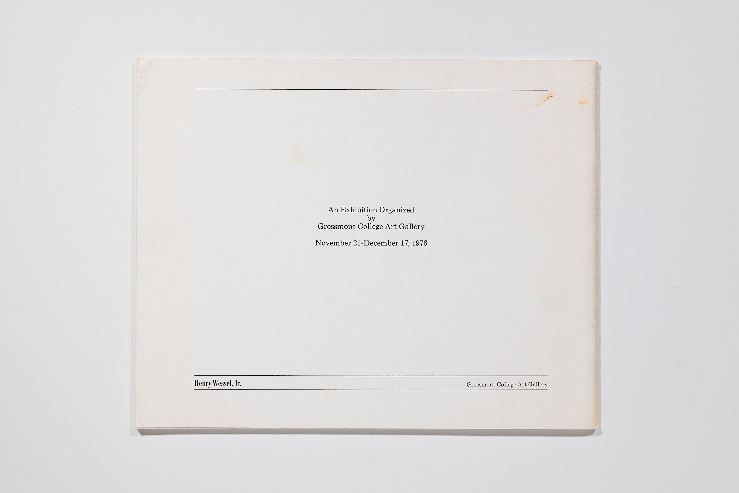 Henry Wessel Jr. - Grossmont College Catalog