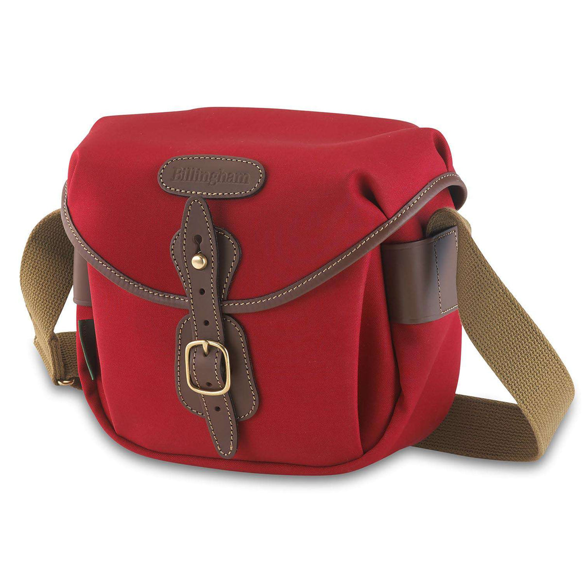 Billingham Hadley Digital Camera Bag - Burgundy Canvas / Chocolate Leather