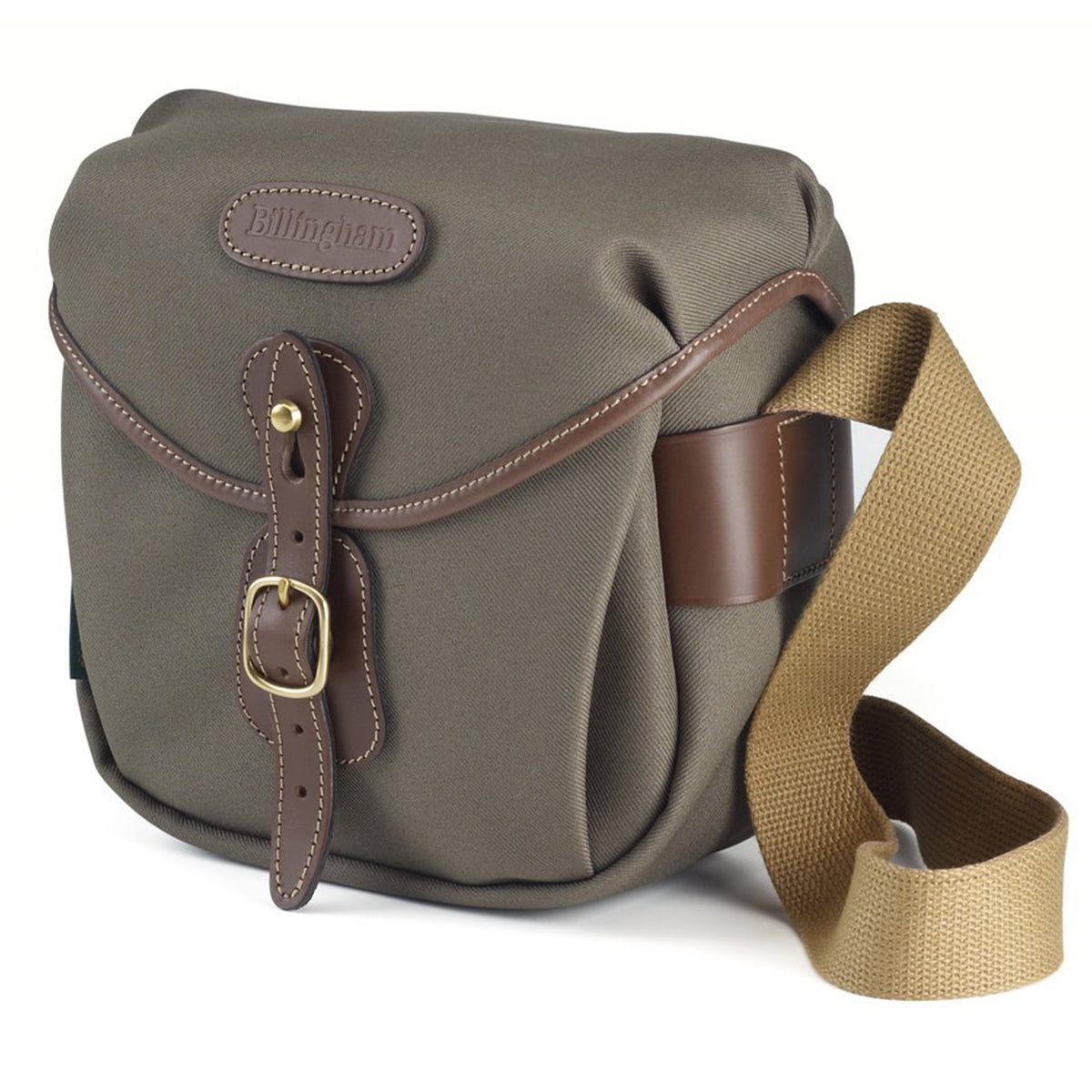 Billingham Hadley Digital Camera Bag - Sage Fibrenyte / Chocolate Leather