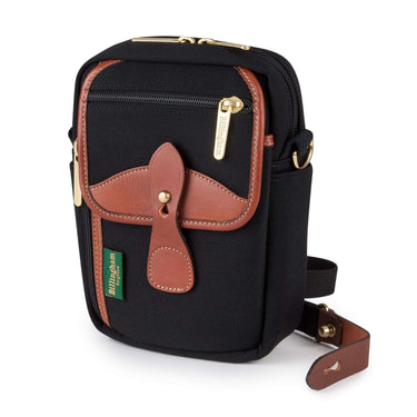 Billingham Airline Stowaway Pouch : Billingham Airline Stowaway Navy Canvas / Chocolate Leather