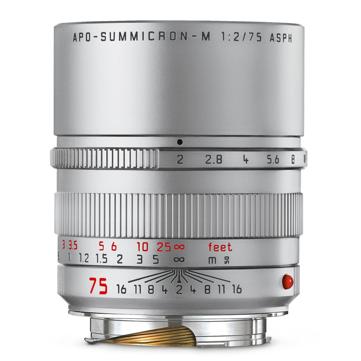 Leica 75mm f2 APO-Summicron-M Asph Silver