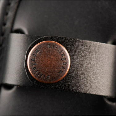 Billingham SP-40 Shoulder Pad - Black Leather With Antique Studs