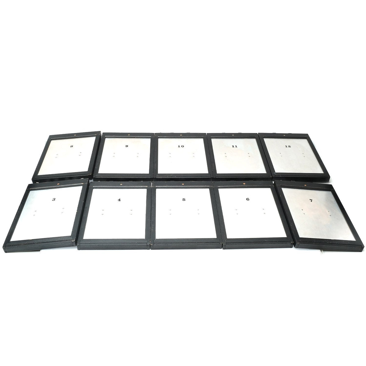 Agfa 5x7 Glass Plate Holders x10, Case (9)
