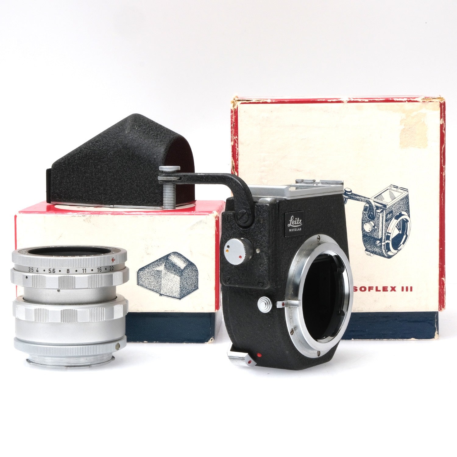 Leica 65mm f3.5 Elmar, Viso III Set 1720405