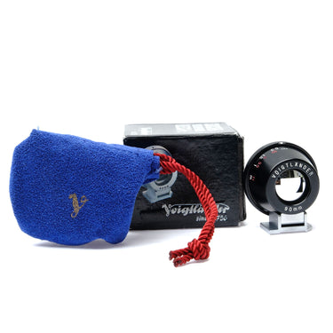 Voigtlander Finder 90mm Black, Boxed (9+)