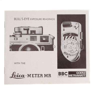 Leica Instruction Manual Meter MR #7 (9+)