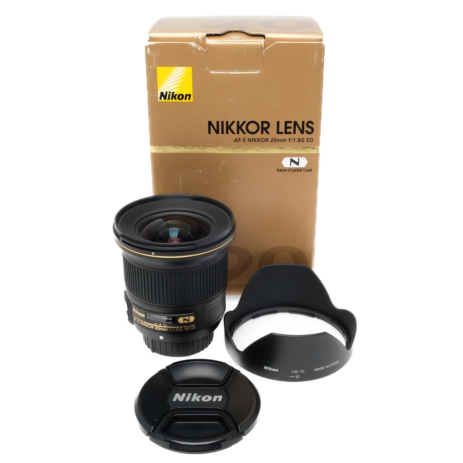 Nikon 20mm f1.8, Boxed 207921