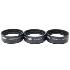 Schneider Series 9 Achromat +1, +2, +3 Diopter Set, Case (9)